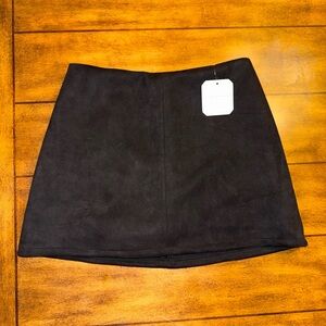 Altar'd State Sleek Black Mini Skirt - NWT